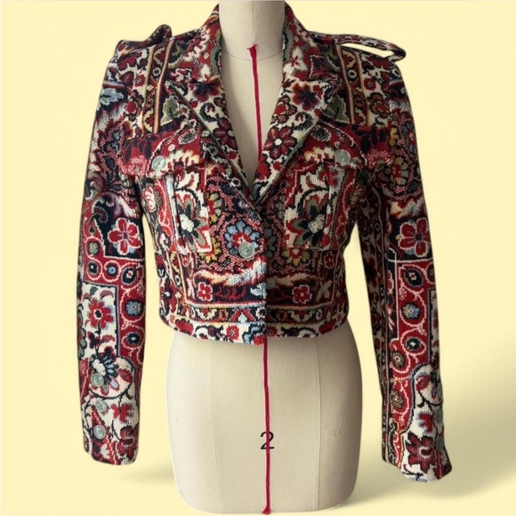 Mia Vesper Tapestry Biker Jacket - Picture 2 of 4